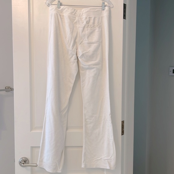 Ladies wide leg Terry lounge pants - Picture 3 of 4